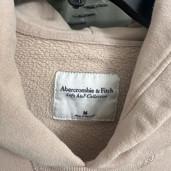 Abercrombie & Fitch beige Hoodie size M - Picture 5 of 8